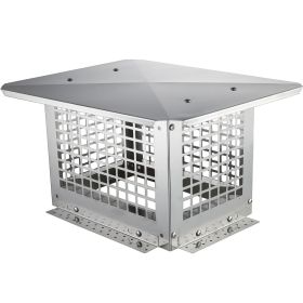 Chimney Cap, 13 x 9 inch, 304 Stainless Steel Fireplace Chimney Cover, Not Easily Toppled & Practical Accessories & Easy Installation