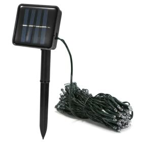 Solar String Lights, 12M LED Fairy Lights with Solar Power, Waterproof Outdoor Garden, Patio, Fence & Party Decoration (Option: Cool White)