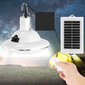 Solar Camping Light, Portable Hanging LED Bulb Lantern & Emergency Outdoor Light for Camping, Hiking, Patio & Travel (Option: White)