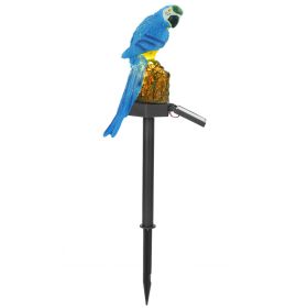 Solar Parrot Garden Light, LED Decorative Landscape Lamp with IP65 Waterproof Design, Outdoor Lawn Light for Yard, Driveway, Walkway & Patio (Option: Blue-1Pc)