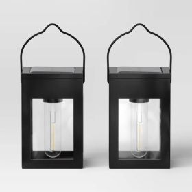 2 Pack Solar LED Deck Lights, Matte Black Outdoor Step Lights for Patio, Garden, Fence & Walkway Decor (Option: 2PACK)