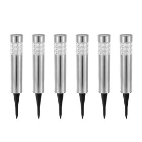 6 Pack Solar Pathway Lights, IP44 Waterproof 3 RGB Color Changing LED Garden Lights for Yard, Walkway, Lawn & Patio Decor (Option: 6Pcs)